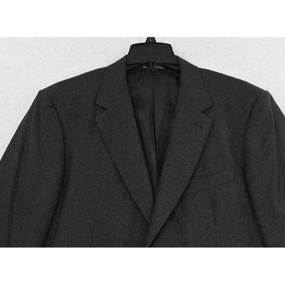 Canali Blazer Mens 42R Gray 100% Wool Made in Italy 2 Button Double Vent 4260 - Picture 2 of 16